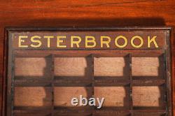 Esterbook Radio Fountain Pen Antique Advertising Writing Retail Display Case