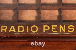 Esterbook Radio Fountain Pen Antique Advertising Writing Retail Display Case