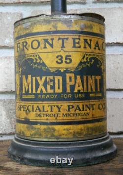 Extremely Rare Frontenac Paint (Detroit) Point of Sale Store Display / Sign