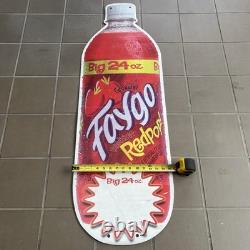 FAYGO 47 Ad/ Store Display Sign Red Berry Pop 40 Oz 2010s