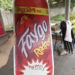 FAYGO 47 Ad/ Store Display Sign Red Berry Pop 40 Oz 2010s