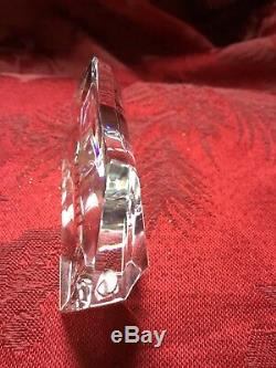 FLAWLESS Exquisite BACCARAT Glass Crystal STORE DISPLAY SIGN Figurine Sculpture