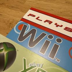 Family Video Rental Store Display Sign Large Nintendo Wii PlayStation Xbox READ