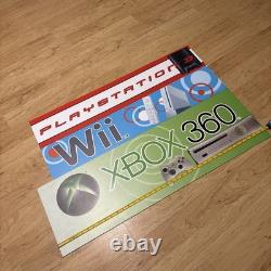 Family Video Rental Store Display Sign Large Nintendo Wii PlayStation Xbox READ