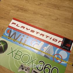 Family Video Rental Store Display Sign Large Nintendo Wii PlayStation Xbox READ