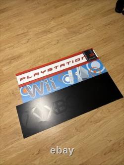 Family Video Rental Store Display Sign Large Nintendo Wii PlayStation Xbox READ