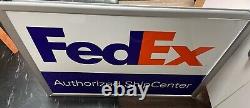 FedEx Authorized ShipCenter LED Sign one side light only. 24x18x1