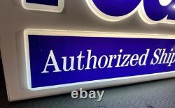 FedEx Authorized ShipCenter Lighted Display Sign 29 x 18 x 4 Functional
