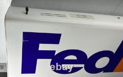 FedEx Authorized ShipCenter Lighted Display Sign 29 x 18 x 4 Functional