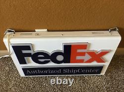FedEx Lighted Sign