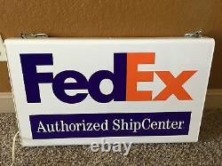 FedEx Lighted Sign