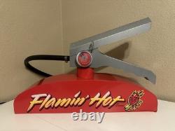 Flamin Hot Cheetos Store Display Advertisement Gas Pump Metal Sign