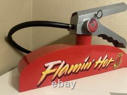 Flamin Hot Cheetos Store Display Advertisement Gas Pump Metal Sign