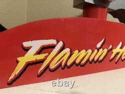 Flamin Hot Cheetos Store Display Advertisement Gas Pump Metal Sign