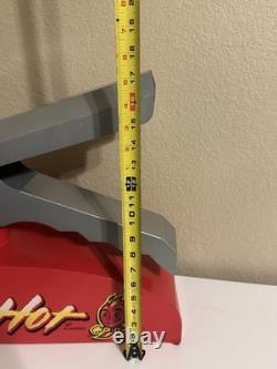 Flamin Hot Cheetos Store Display Advertisement Gas Pump Metal Sign