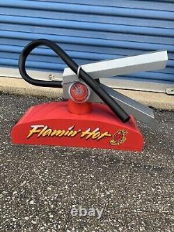 Flaming Hot Cheetos Store Display Advertisement Fire Hydrant Metal Sign