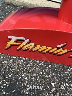 Flaming Hot Cheetos Store Display Advertisement Fire Hydrant Metal Sign