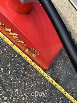 Flaming Hot Cheetos Store Display Advertisement Fire Hydrant Metal Sign