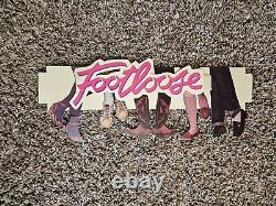 Footloose VHS Video Store Display Kevin Bacon Original 1984 Rare