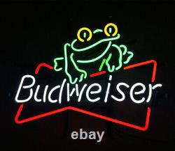 Frog Real Glass Store Display Artwork Gift Wall Boutique Neon Sign