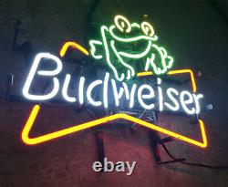 Frog Real Glass Store Display Artwork Gift Wall Boutique Neon Sign