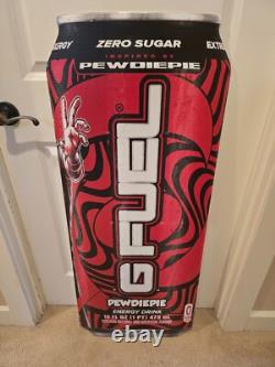 GFUEL Store Display Pieces 5 Pewdiepie & more new in box corrugate thick plastic