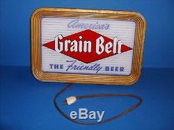 GRAIN BELT BEER SIGN/LIGHT BAR LIQUOR STORE DISPLAY 1950's