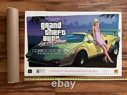 GRAND THEFT AUTO 2006 Rockstar Games PSP Store Display Poster Promo Sign 26x39