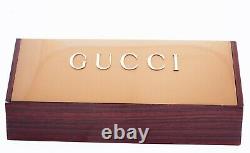 GUCCI Store Display sign Mahogany