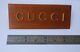 GUCCI Store Wood Display sign, 17.5 x 6.5.5.5cm