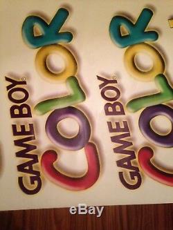 Game Boy Color 90's Vintage Nintendo Store Display Vinyl Banner Sign 5' X 3