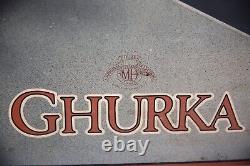 Ghurka Marley Hodgson Vintage Leather bag train luggage Store Display Sign RARE