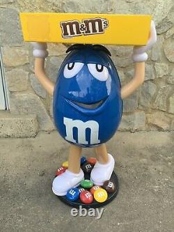 Giant M & M Store Display withTray M&M Collectables Blue