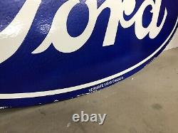 Grande Plaque Emaillee Ford Enamel Sign Emailschild Porcelain