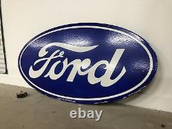 Grande Plaque Emaillee Ford Enamel Sign Emailschild Porcelain