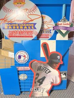 Griffey Jr Nintendo Cardboard Standup & Display See Photos For Condition & Size