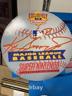 Griffey Jr Nintendo Cardboard Standup & Display See Photos For Condition & Size
