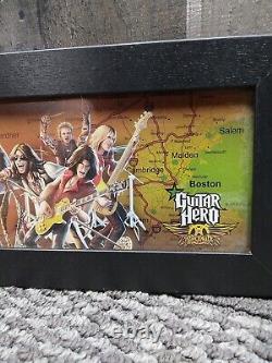 Guitar Hero Aerosmith Store Display Sign BlockBuster Exclusive Advertisement