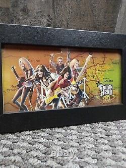 Guitar Hero Aerosmith Store Display Sign BlockBuster Exclusive Advertisement