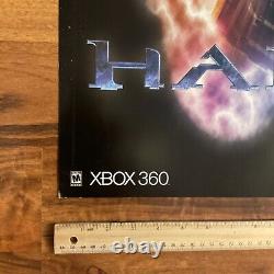 HALO 3 Video Game Store Display Coming Soon Sign 2007 Bungie Promo 20x28 RARE