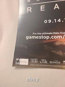 HALO REACH Video Game Store Display Sign 2010 Bungie Banner Promo Poster 20x50
