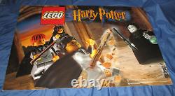 HARRY POTTER Rare 2001 Lego Display Store Sign Snape/Hermione/Ron