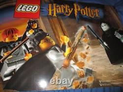 HARRY POTTER Rare 2001 Lego Display Store Sign Snape/Hermione/Ron