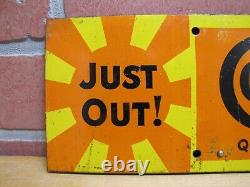 HEARST'S COSMOPOLITAN Original Store Display Advertising Sign NOW 25c JUST OUT