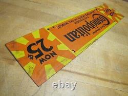 HEARST'S COSMOPOLITAN Original Store Display Advertising Sign NOW 25c JUST OUT