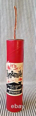 HTF VTG MCM ADMIRAL STEREO House Full of Dynamite! FIRECRACKER STORE DISPLAY