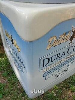 HUGE Dutch Boy Paint Can Bucket 4' Sign Light Up Dura Clean Store-Front VTG