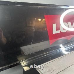 HUGE Levi's Jeans Retail Store Metal Tabletop Advertising Display Sign 50x14x6