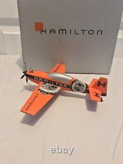 Hamilton Watch Die-Cast Model Airplane Advertising Dealer Store Sign Display