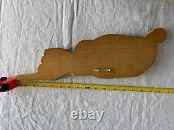 Hand carved advertising sign pointing hand display primitive americana decor